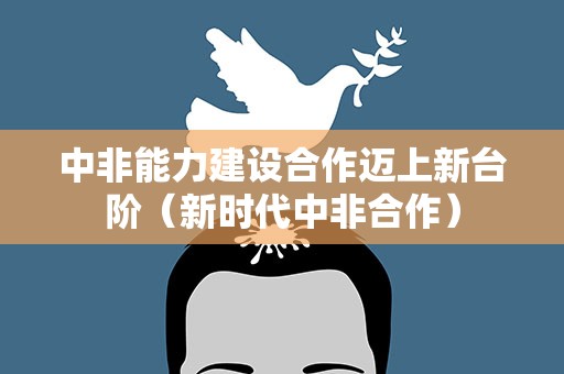 中非能力建设合作迈上新台阶（新时代中非合作）