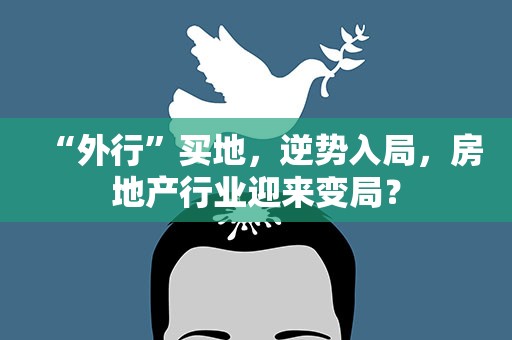 “外行”买地，逆势入局，房地产行业迎来变局？