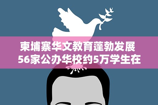 柬埔寨华文教育蓬勃发展 56家公办华校约5万学生在读