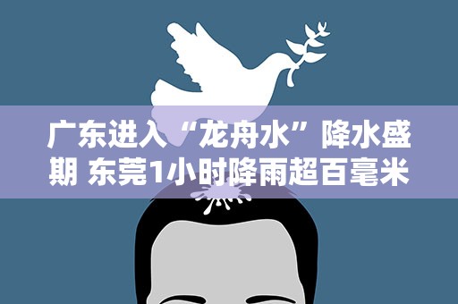广东进入“龙舟水”降水盛期 东莞1小时降雨超百毫米
