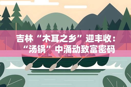 吉林“木耳之乡”迎丰收：“汤锅”中涌动致富密码