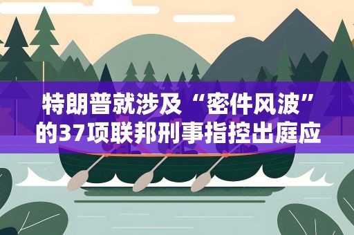 特朗普就涉及“密件风波”的37项联邦刑事指控出庭应诉