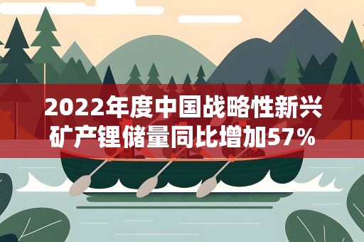 2022年度中国战略性新兴矿产锂储量同比增加57%