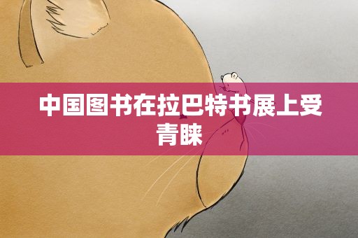 中国图书在拉巴特书展上受青睐