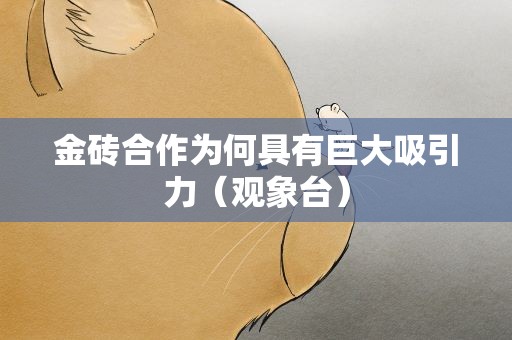 金砖合作为何具有巨大吸引力（观象台）