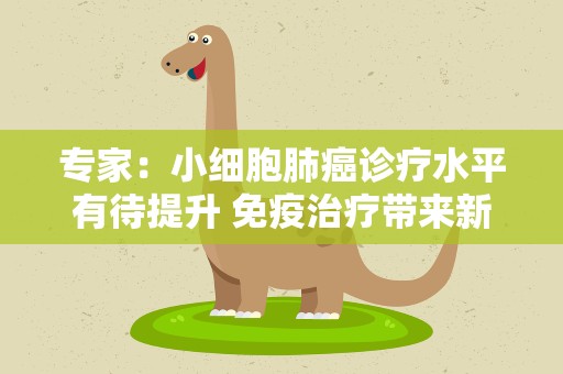 专家：小细胞肺癌诊疗水平有待提升 免疫治疗带来新选择